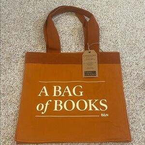 Barnes & Noble Rust Book Tote